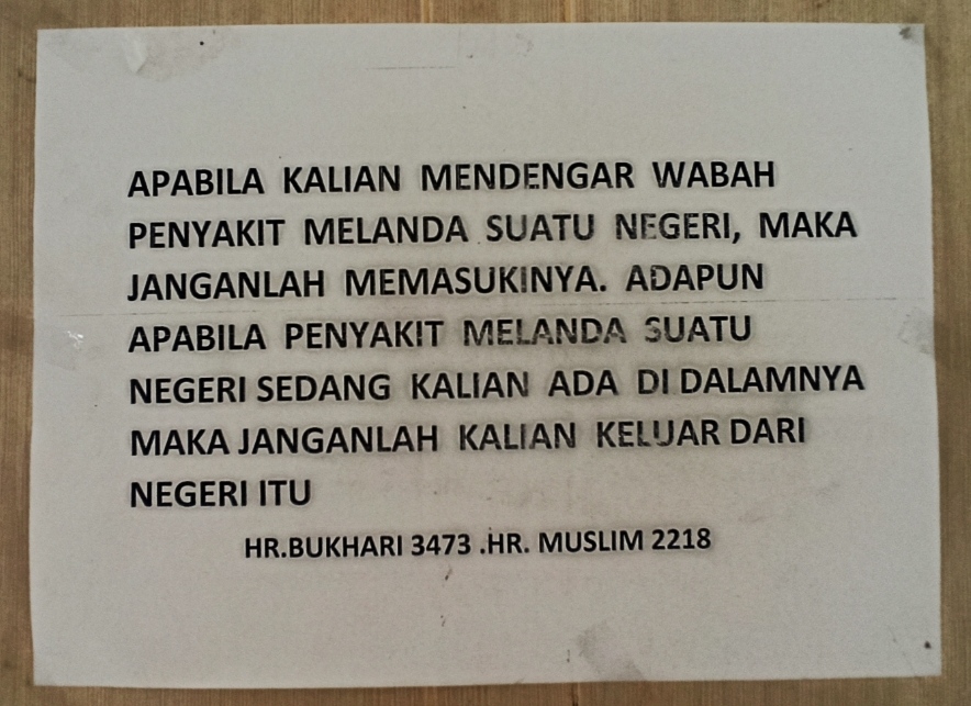 Pesan Rasullulah Jika Wabah Mematikan Datang. 