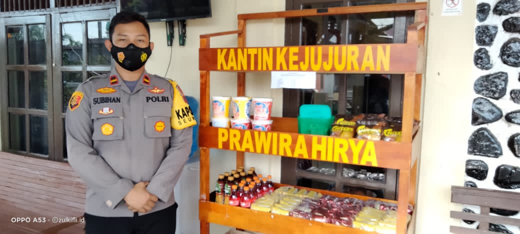 Polsek Seunagan Miliki Kantin Kejujuran Prawira Hirya
