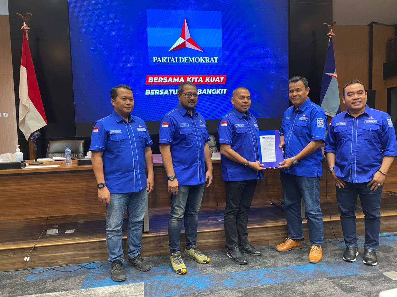 Terima SK di DPP Demokrat, Mawardi, SE Resmi Pimpin Demokrat Aceh Barat