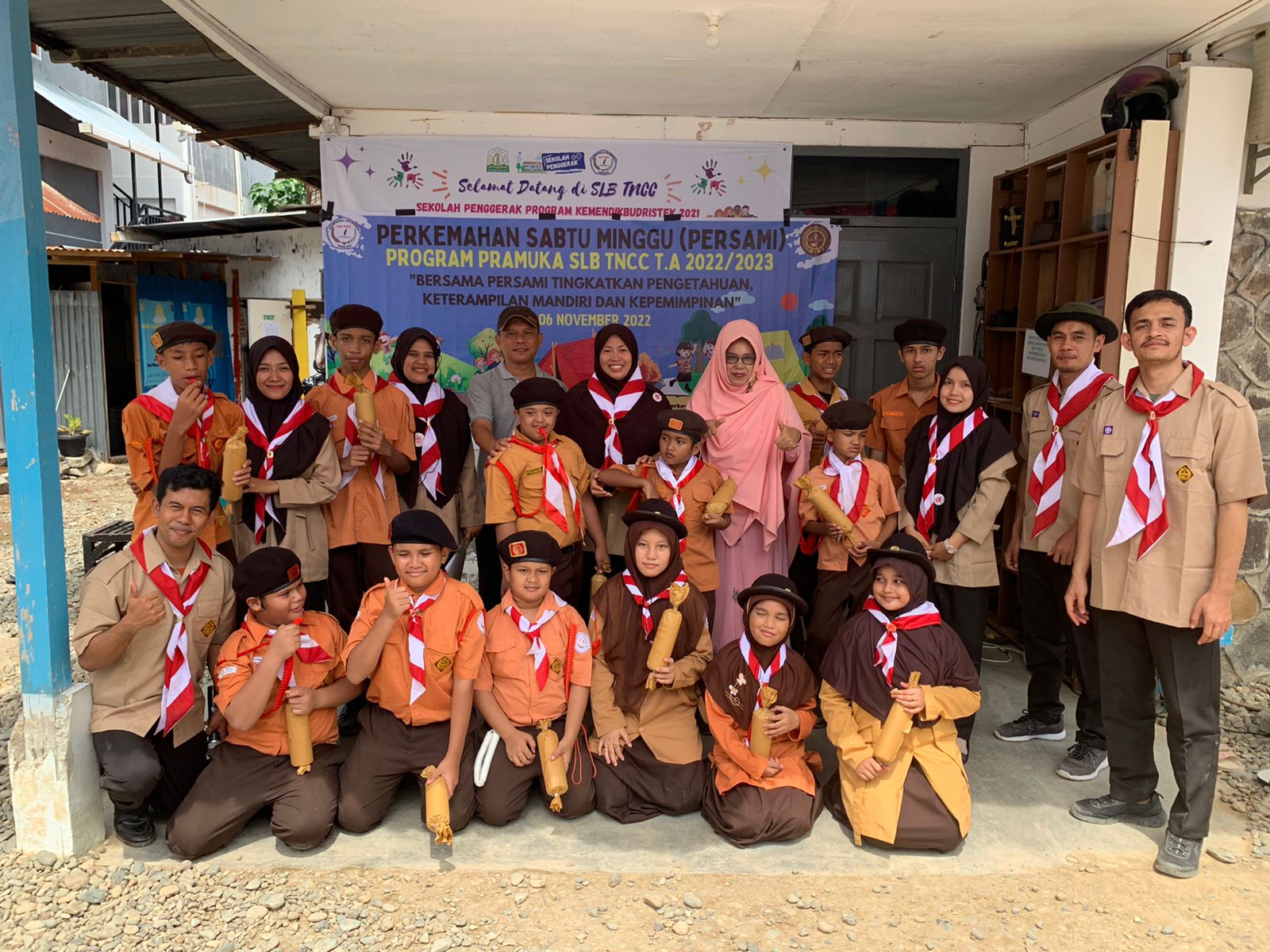 Semarak Perkemahan Sabtu Minggu (PERSAMI) siswa penyandang disabilitas di SLB TNCC Banda Aceh