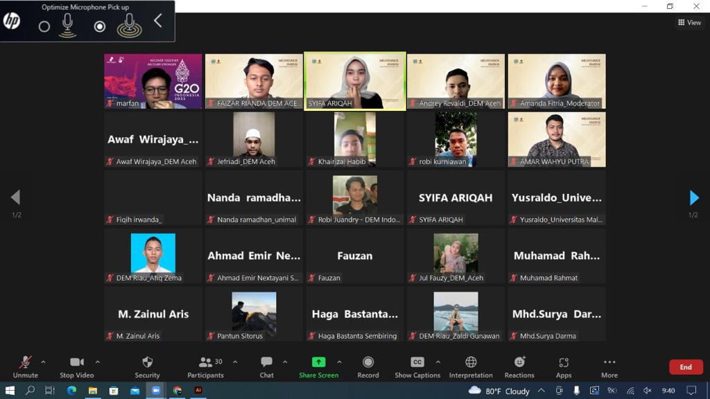 Kolaborasi IOG 4.0 dan Transisi Energi dari DEM Aceh
