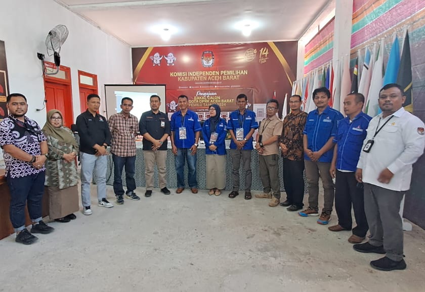Partai Demokrat Aceh Barat Daftarkan Bacaleg Hari ini