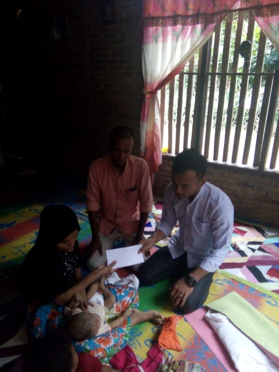 Senator Fachrul Razi,M.IP dan MADINAH Santuni Bayi Razid di Aceh Utara