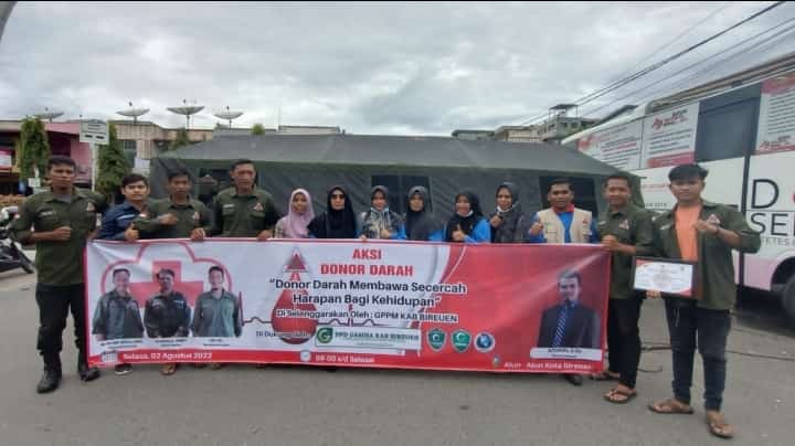 GPPM Bireuen Kembali Gelar Acara Donor Darah 